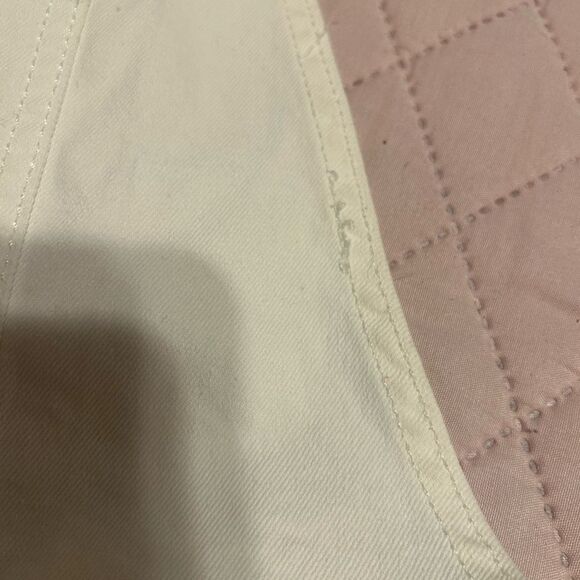 Source Unknown White Denim Overalls Relaxed Fit - Picture 10 of 16